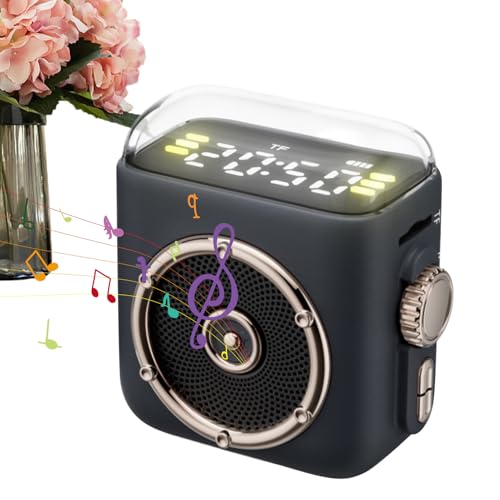 Enceinte portable sans fil magnétique avec clip arrière pour musique nomade