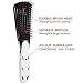 2 Pack Detangling Brush for Curly Hair, ez detangler brush Hair Detangler, Afro Textured 3a to 4c Kinky Wavy for Wet/ Dry/ Long Thick Curly Hair, Exfoliating for Shiny Curls (Black with White)
