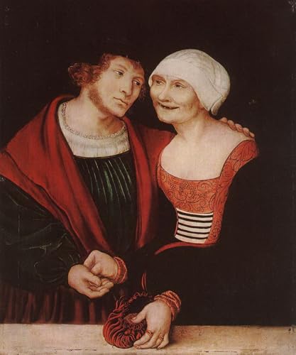 Peinture à l'huile sur toile haut de gamme de Lucas Cranach l'Ancien peinte à la main