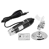 CÁMARA DE MICROSCOPIO DIGITAL USB 1600X：El microscopio digital de 50x a 1600x le brinda una experiencia maravillosa de grabar claramente el micromundo. Brinda excelente detalle y claridad, y permite la captura de imágenes o videos.