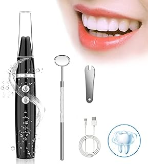 Hangsun Plaque Remover for Teeth - Dental Cleaner Tool Kit - 5 Working ModesBlack