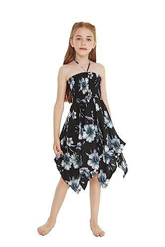 Image of Hawaii Hangover Family Matching Hawaiian Clothes, Midnight Bloom | Family matching Hawaiian outfits, Midnight Bloom, lightweight rayon, machine washable, tropical floral print, luaus, cruises