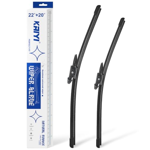 KAIYI 22"+20" Front Wiper Blade Compatible with Ford Mustang 2010-2021