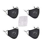 4 Pack Protective Covers with 10 Cotton Filter Sheet,Washable Reusable Protection Cover with...