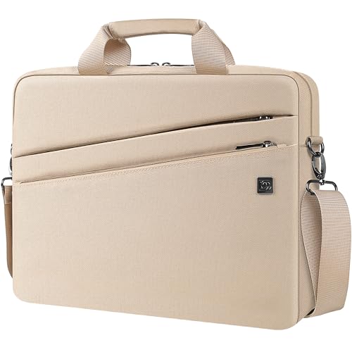 DOMISO 15.6 Inch Laptop Carrying Bag Business Briefcase Waterproof Messenger Shoulder Bag for 15
