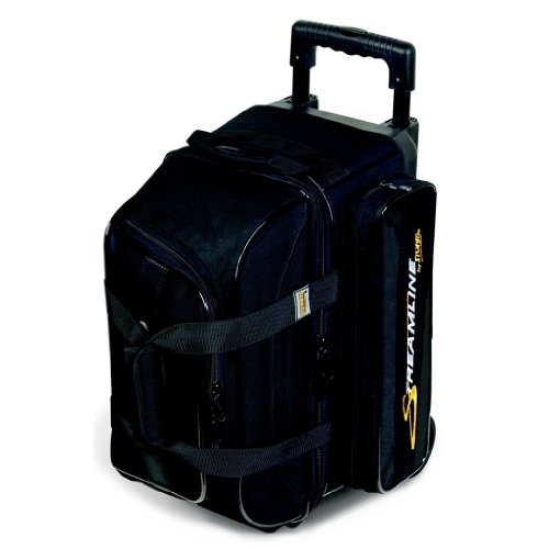 Streamline 2 Ball Roller Bowling Bag by Storm- Black ()