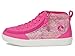 BILLY Footwear Kids Classic DR High II High Tops for Kids – Canvas Upper – Round Toe – TPR Midsole & Outsole Fuchsia Snake 4 Big Kid W