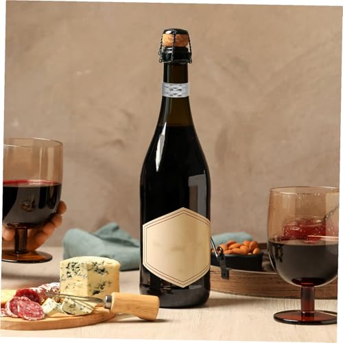 Collares de acero inoxidable para botellas de vino con anillos antigoteo, pack de 30 6