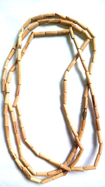 Image of ISKCON VRINDAVAN Original Tulsi Kanthi Mala - Unisex Adult Jaap Chanting Mala from Vrindavan Dham