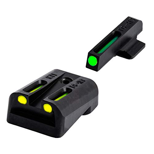 TRUGLO TG131KTY TFO Brite-Site Series, Kimber, Yellow Rear Sight, One Size