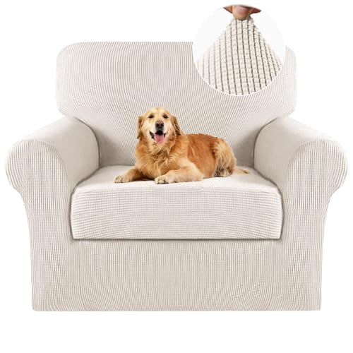 Turquoize 2-Piece Jacquard Chair Cover
