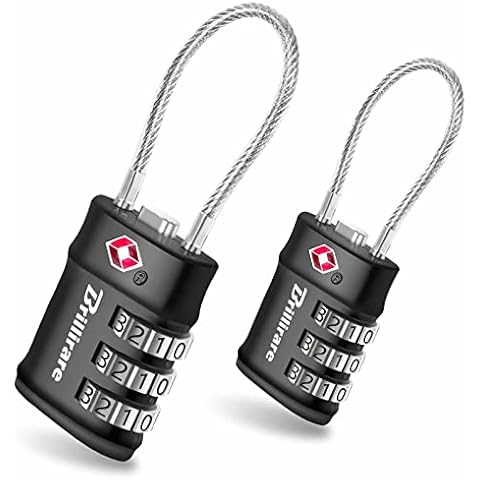 Brillirare TSA Approved Luggage Locks, 2 Pack Cover
