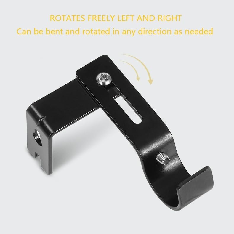 4 PEZZI Supporto per Bastone Tenda Regolabile e Robusto per Asta da 25mm
