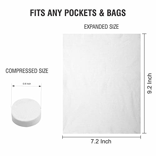 Chariot New York Compressed Tissues | Hygienic Multipurpose Wipes | Hypoallergenic Magic Coin Wipes for Facial, Baby wipes, Travel purposes | Safe for Skin |50 Coin Tissues - Image 5