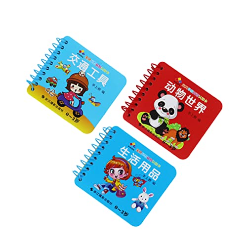 Gadpiparty 3Pcs Livros Para Bebês Livros De Bebê Em Inglês Livros De Aprendizado Para Bebês Livros C