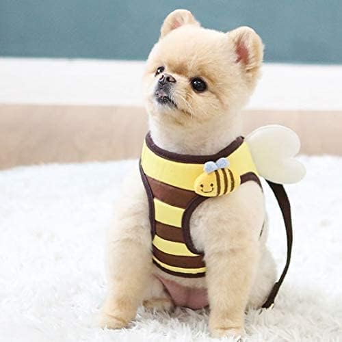 Amazon | 犬 ハーネス 羽付き ミツバチ お出かけ 散歩 胴輪