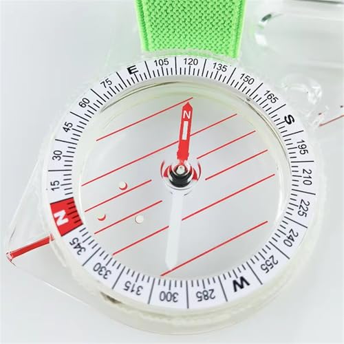 Brújula de pulgar para camping y senderismo miniatura 3
