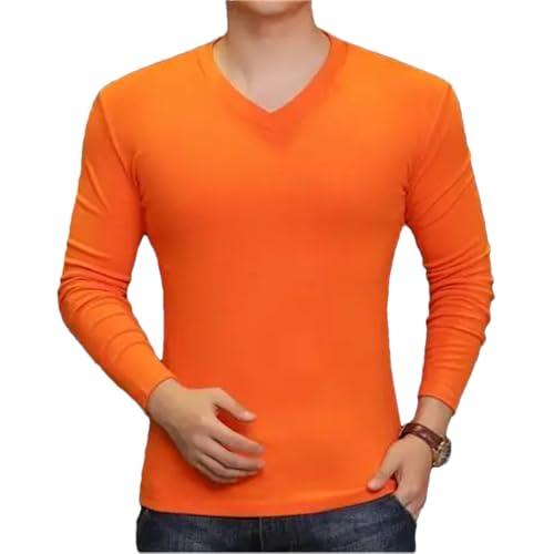 Winter Men's Fashion Warm V-Neck Pullover Long Sleeve Casual Large Size Classic Sweater