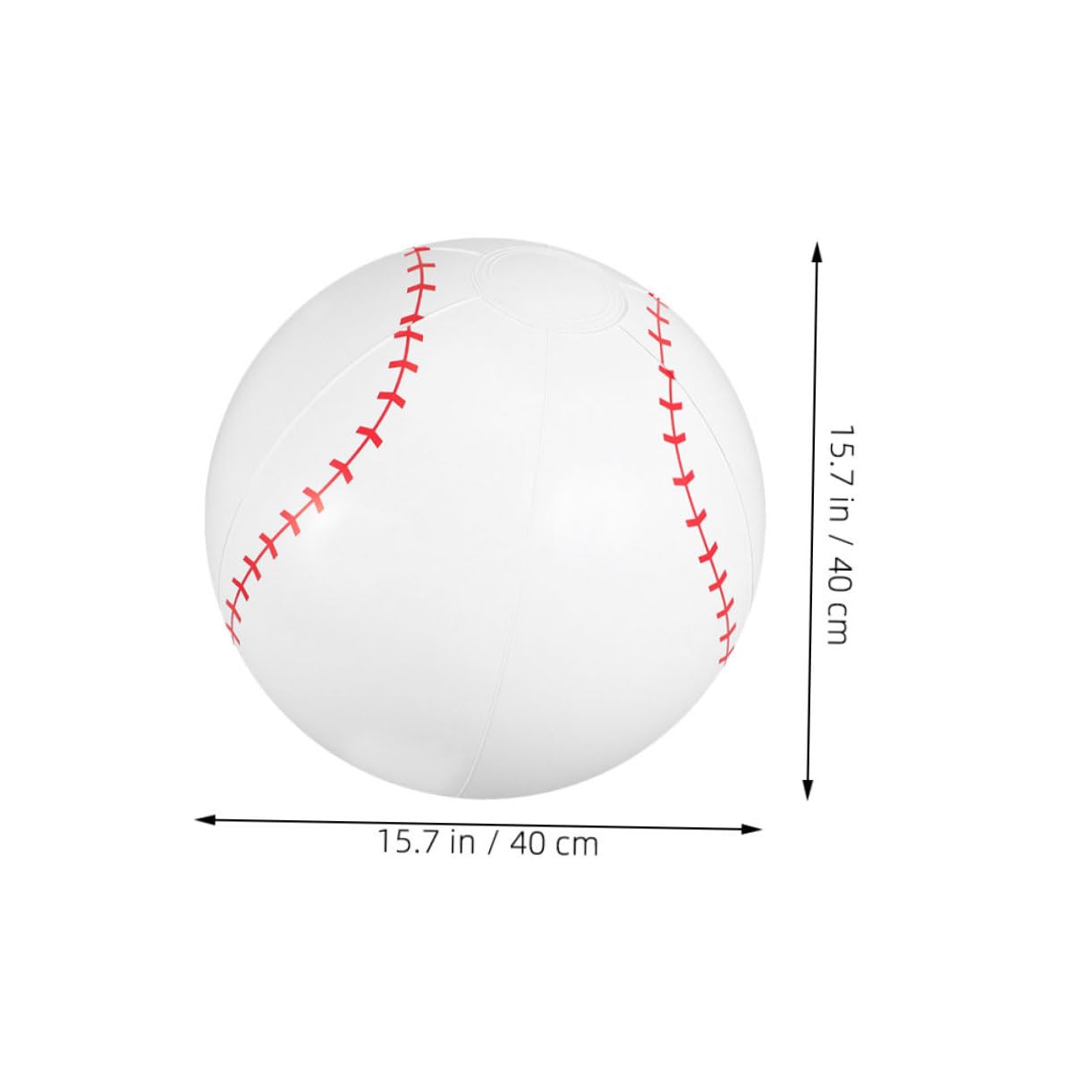 Gogogmee 4Pcs Inflatable Baseball Floating Balls for Beach Pool Fun Lightweight Bouncing Balls for Teens for Summer Parties and Family Activities