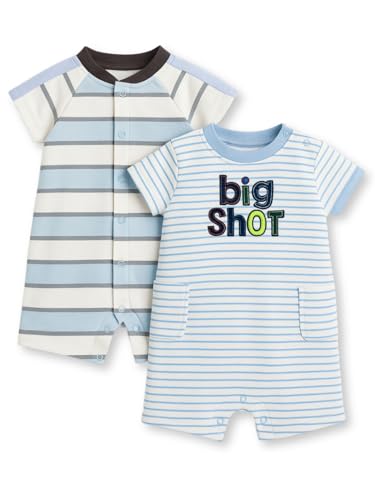 Image of TuddyBuddy 100% Cotton Romper /Jumpsuit /Bodysuit Set for Baby (Pack of 2 Playsuits)