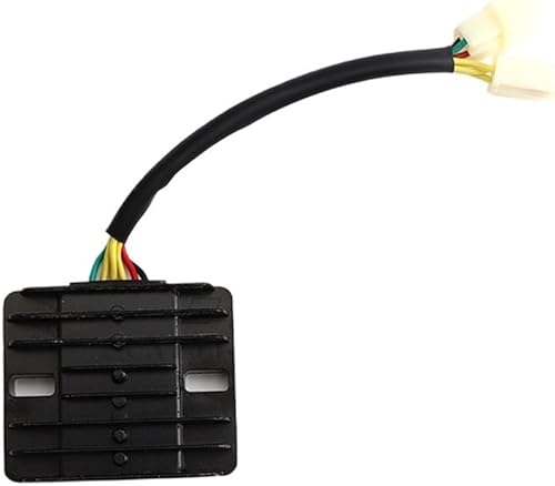 Voltage Regulator Rectifier Performance 12V 6 Wires 6 Cables DC Black Voltage Regulator Rectifier for GY6 150cc 200cc 250cc ATV Quad Go Kart