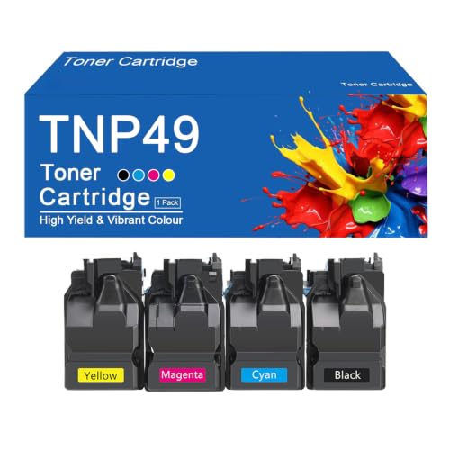 Toner TNP49 haute définition 4 couleurs pour des documents professionnels nets et durables