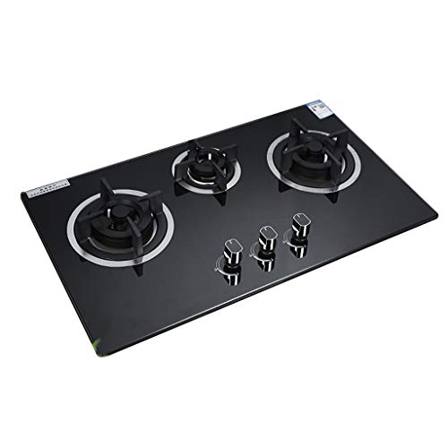 Buy cooktop 31" Inches Tempered Glass Built in Stove 3 Burners Stove