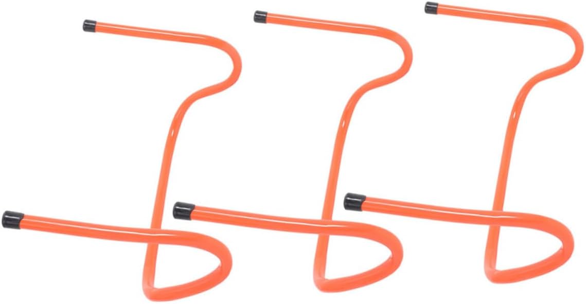 CHILDWEET 3pcs Training Hurdles Set 15cm Plastic Agility Speed Hurdles for Soccer Basketball Football Sports Training Equipment for Youth Agility and Coordination Exercises