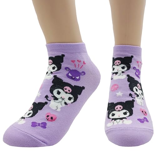 Image of JJMax Women's Kitty Cute Cartoon Cotton Blend Ankle Socks Sets
