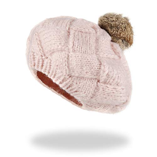 Bonnet tricoté chapeau d'hiver femmes béret fille casquette de mode