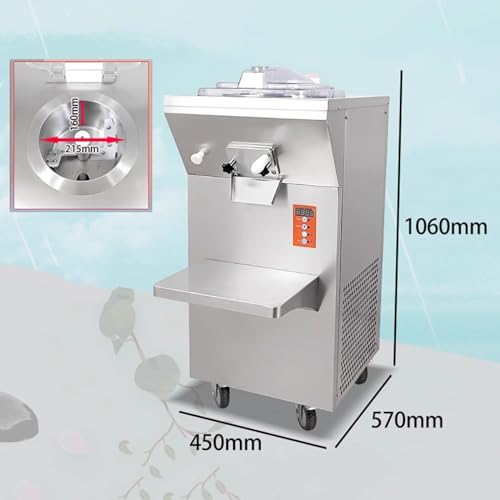 GRFIT Ninja creami Harte Eismaschine aus Edelstahl, kommerzielle Obst-Automatik-Eismaschine Speiseeisbereiter – Bild 3