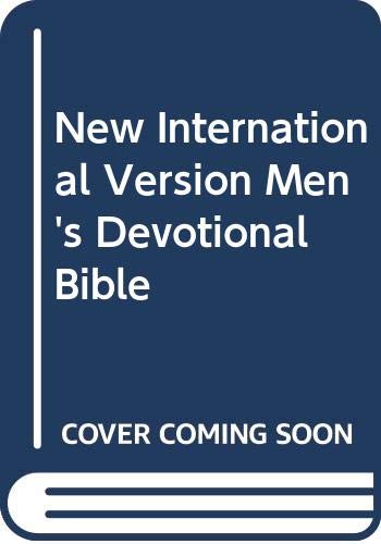New International Version Men's Devotional Bible [Large Print] 0310916240 Book Cover