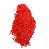 HYTROVE フリンジトリムタッセルランプシェード装飾用レッドポリエステル製耐久性ランタンdiy用品フェスティバルパーティー飾り付け