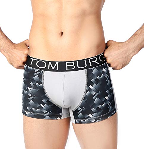 Image of TOM BURG Regular Cotton Designer Casual Smooth & Comfortable Trunks for Men (Pack of 2)