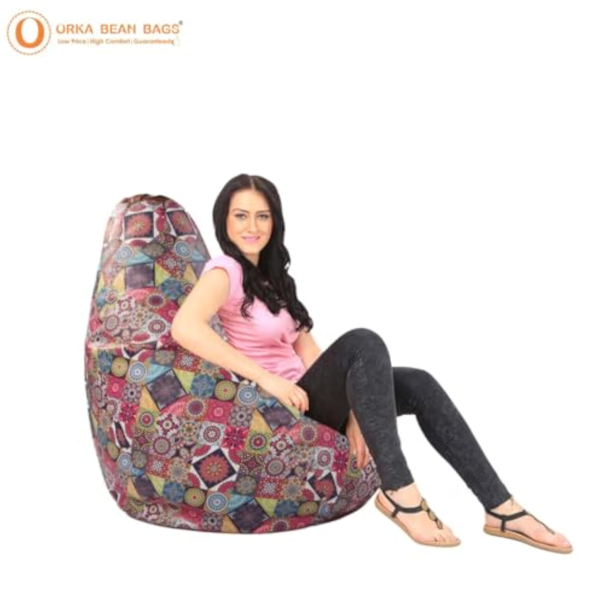 Digital Printed Quilt Pattern XXL Bean Bag
