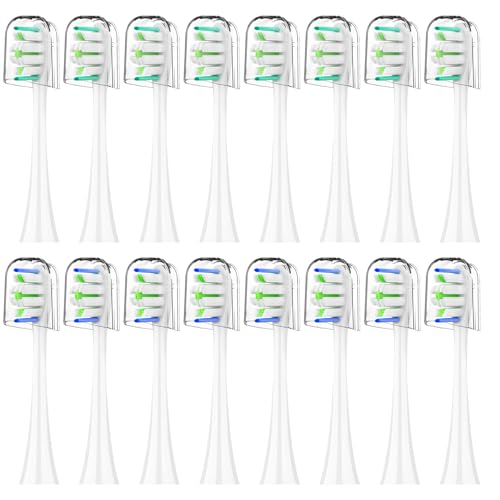 Brossettes blanches à poils doux compatibles Philips Sonicare x16