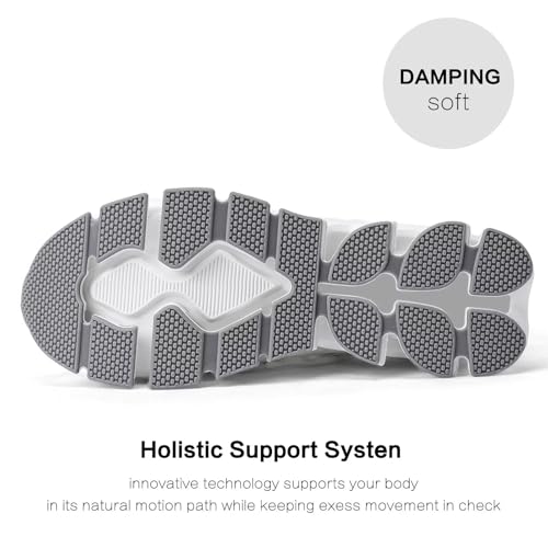 Image of Mens Slip On Walking Shoes Blade Non Slip Tennis Running Shoes Lightweight Workout Breathable Mesh Fashion Sneakers