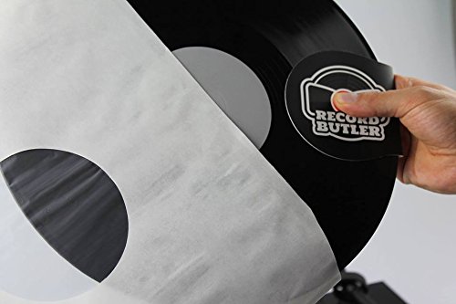 The Record Butler 2-Pack Anti Static Record Cleaner & Handler. Soft Fleece Cradles Your Records Eliminating Dirty Fingers From Touching The Vinyl. #TOP4