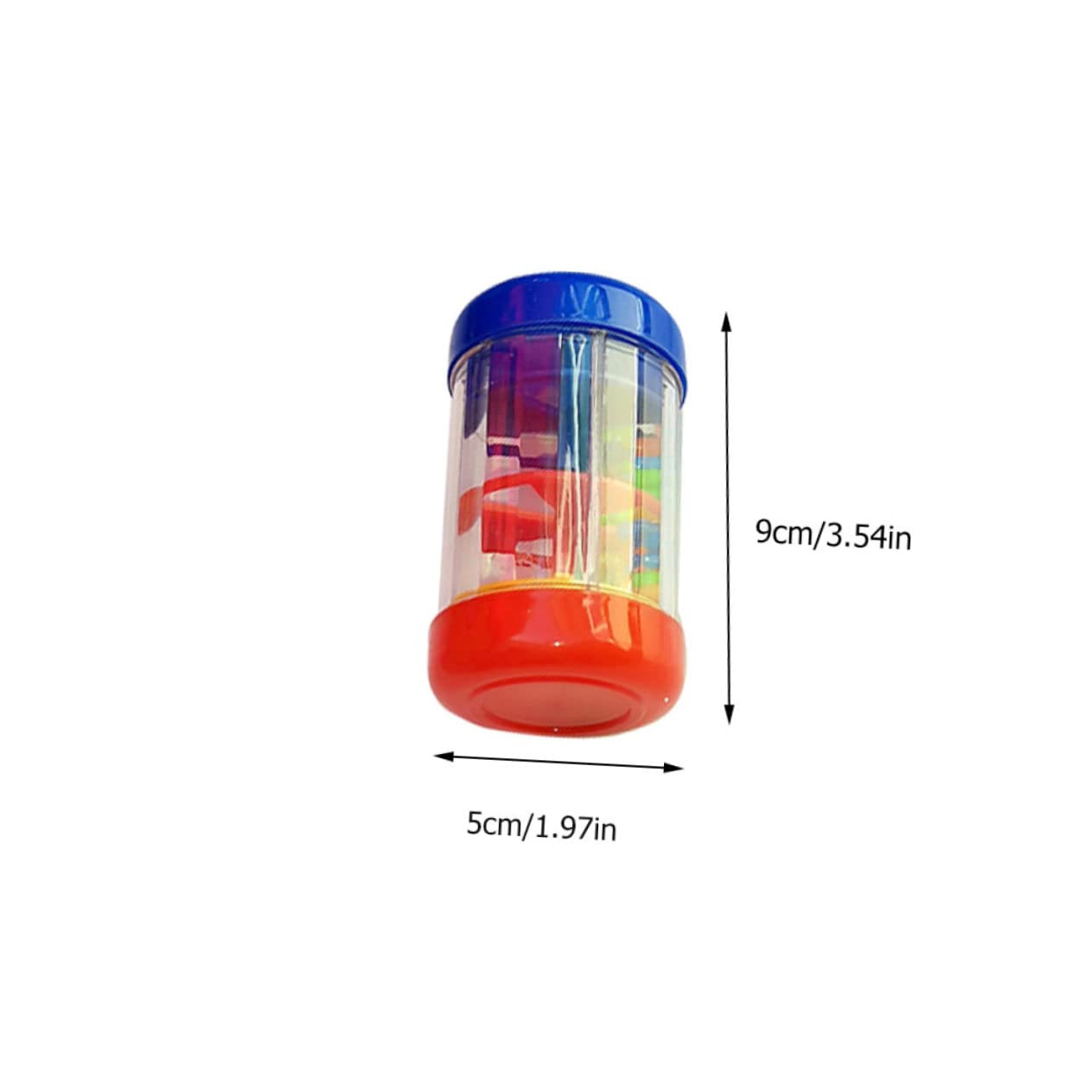 Milisten 3Pcs Rain Stick Tube Musical Enlightenment Instrument for Boy Girl Rain Sound Rattle for Grasping and Sensory Play Shower Birthday Present