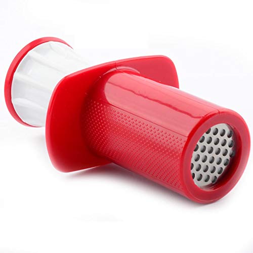 Espremedor Amassador Alho Prático por Rosca Acrílico e Inox