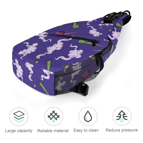 Mochila pequeña cruzada de tirante ajustable ligera para senderismo miniatura 5