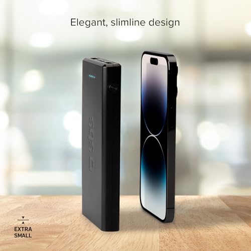 SBS PowerBank 10K FAST, 10000mAh, 22.5W Power Delivery (PD 3.0 PPS), Power Bank z Szybkim ładowaniem, ładowanie LED, USB-C, USB-A, Przenośna ładowarka Podróżna, Kompaktowy Design, Czarny