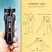 Zeadio Heavy Duty Mini Metal Tripod Stand - Universal Small Table Tripod for Camera, Gimbal, Action Cam, Camcorder, Microphone, LED Light, etc(40kg/88lb Load)