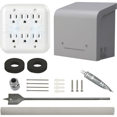 Reliance Controls Corporation WKPBN30 Portable Generator Through-The-Wall PWR Transfer Kit, No Size, EMW3790037