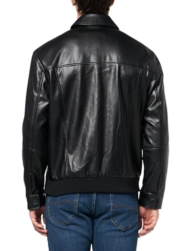 GUESS Men's Faux Leather Aviator2