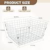 Large Capacity Tricycle Basket - Waterproof Rear Steel Cargo Basket for Adult Tricycles, Pet Carry, Universal Fit - White #5