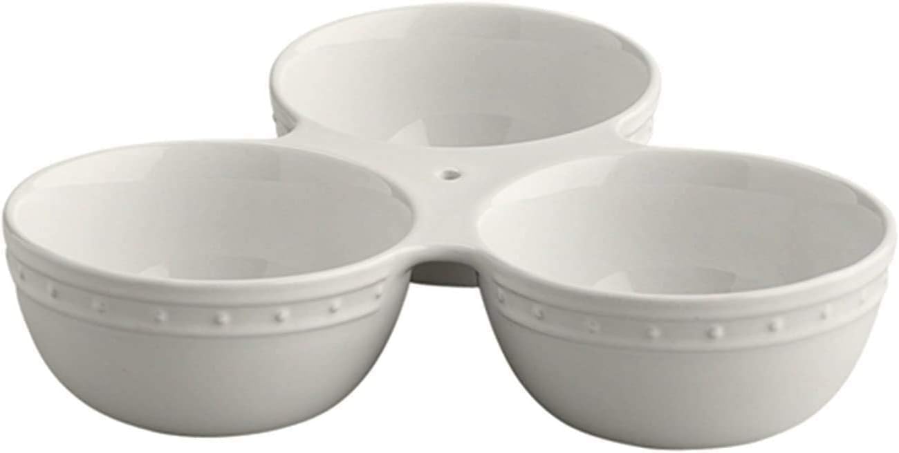 Nora Fleming Stoneware Triple Dish T6