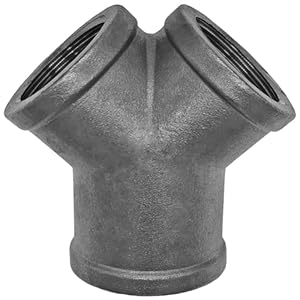 MegaHaustechnik Y-Stück 1' Edelstahl V4A