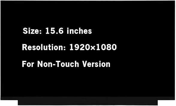 Replacement 15.6" LQ156M1JW31 FHD 1920x1080 LCD Non-Touch Screen for Dell XPS 15 9550 9560 Precision 5510 5520 Panel Digitizer