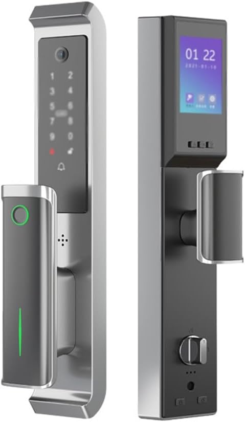 Recognition Fingerprint Waterproof Smart Door Lock Remote Photo Control Unlocking with